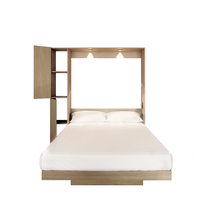 Combo: Cama Abatible Vertical Hidráulica + Colchón