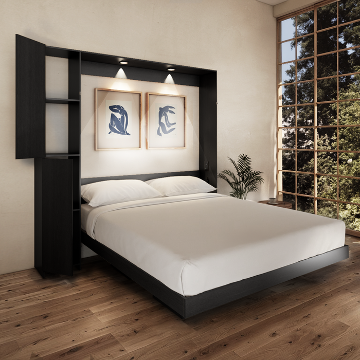 Combo: Cama Abatible Vertical Hidráulica + Colchón