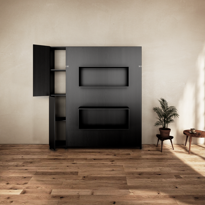 Combo: Cama Abatible Vertical Hidráulica + Colchón