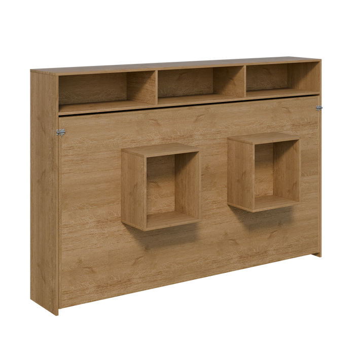 Cama Abatible Horizontal Esencial con Repisas