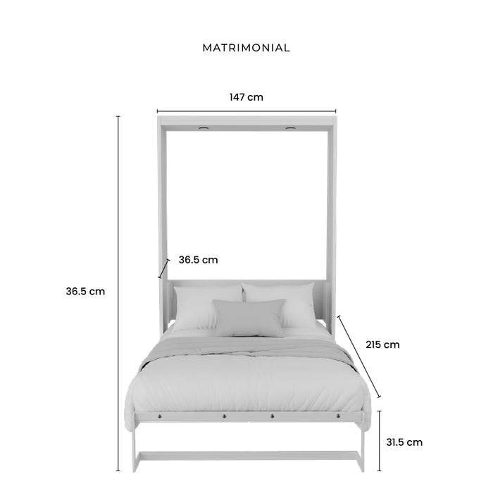 Cama Abatible Murphy Matrimonial