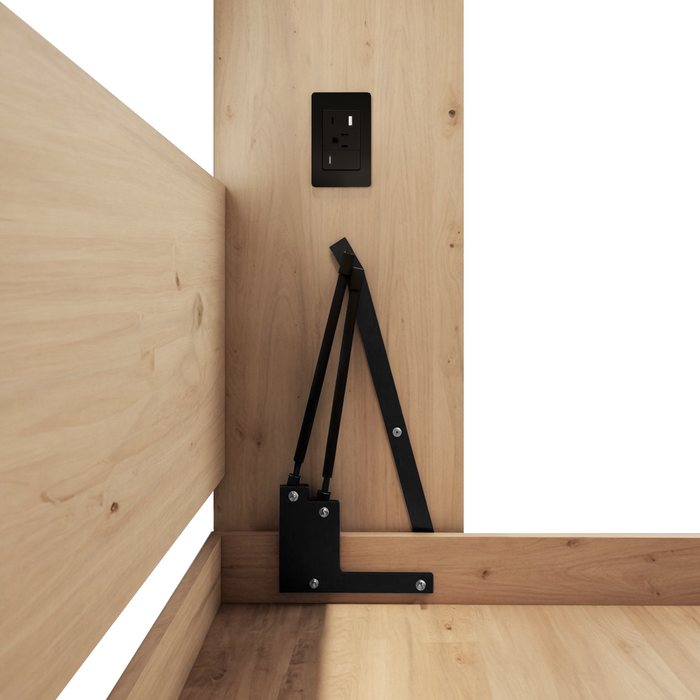 Combo: Cama Abatible Vertical Hidráulica + Colchón