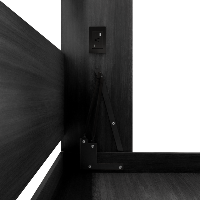 Combo: Cama Abatible Vertical Hidráulica + Colchón