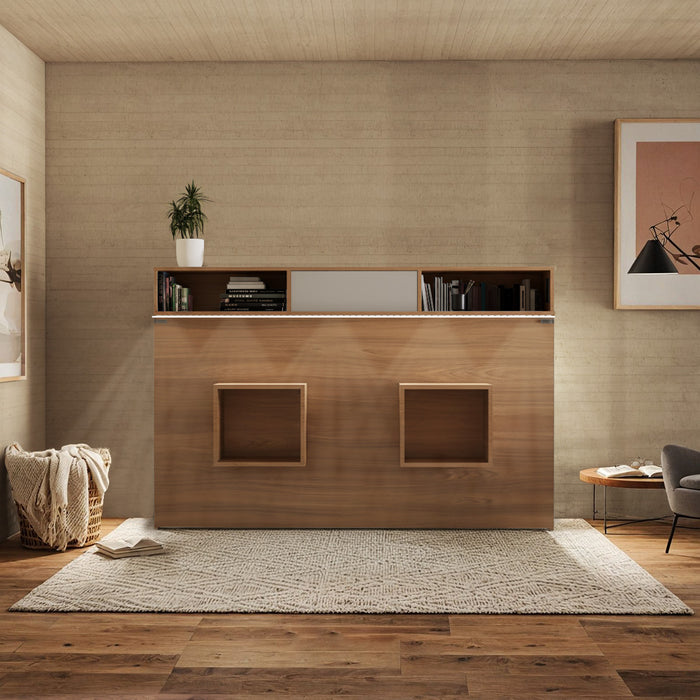 Cama Abatible Horizontal Easy Plus (con repisas)