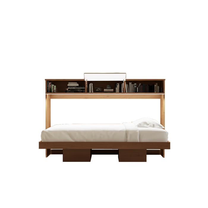 Cama Abatible Horizontal Plus (con repisas)