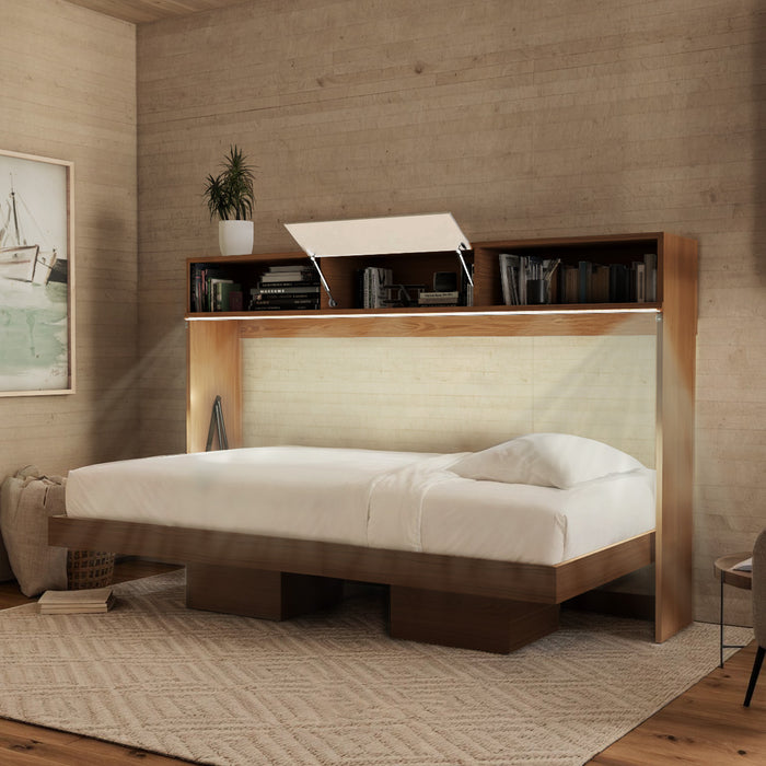 Cama Abatible Horizontal Easy Plus (con repisas)