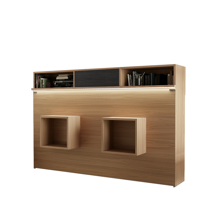 Cama Abatible Horizontal Easy Plus (con repisas)