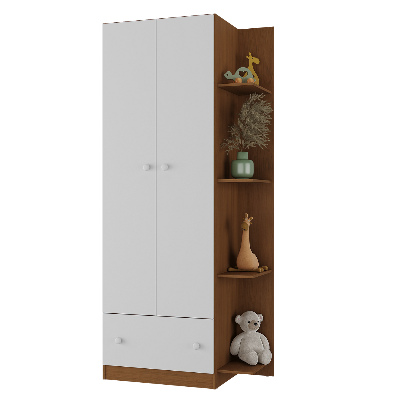 Ropero Dulce de Leche — Amanta Muebles