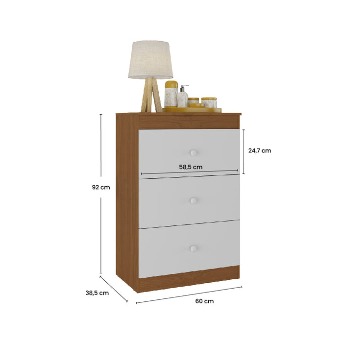 Combo Crece con tu bebé: Cuna 3 en 1 + Colchón + Armario Organizador + Cómoda Dulce de Leche